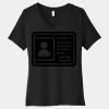 Women's Relaxed Jersey Short Sleeve V Neck Tee Thumbnail