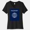 Women's Relaxed Jersey Short Sleeve V Neck Tee Thumbnail