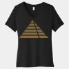 Women's Relaxed Jersey Short Sleeve V Neck Tee Thumbnail
