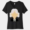 Women's Relaxed Jersey Short Sleeve V Neck Tee Thumbnail