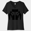 Women's Relaxed Jersey Short Sleeve V Neck Tee Thumbnail