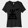Women's Relaxed Jersey Short Sleeve V Neck Tee Thumbnail