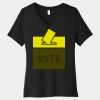 Women's Relaxed Jersey Short Sleeve V Neck Tee Thumbnail