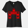 Women's Relaxed Jersey Short Sleeve V Neck Tee Thumbnail