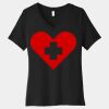 Women's Relaxed Jersey Short Sleeve V Neck Tee Thumbnail