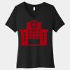 Women's Relaxed Jersey Short Sleeve V Neck Tee Thumbnail