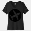 Women's Relaxed Jersey Short Sleeve V Neck Tee Thumbnail