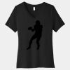 Women's Relaxed Jersey Short Sleeve V Neck Tee Thumbnail