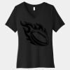 Women's Relaxed Jersey Short Sleeve V Neck Tee Thumbnail