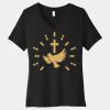 Women's Relaxed Jersey Short Sleeve V Neck Tee Thumbnail