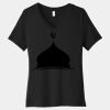 Women's Relaxed Jersey Short Sleeve V Neck Tee Thumbnail