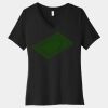 Women's Relaxed Jersey Short Sleeve V Neck Tee Thumbnail