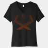 Women's Relaxed Jersey Short Sleeve V Neck Tee Thumbnail
