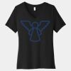 Women's Relaxed Jersey Short Sleeve V Neck Tee Thumbnail