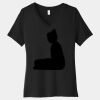 Women's Relaxed Jersey Short Sleeve V Neck Tee Thumbnail