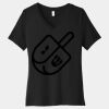 Women's Relaxed Jersey Short Sleeve V Neck Tee Thumbnail