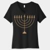 Women's Relaxed Jersey Short Sleeve V Neck Tee Thumbnail