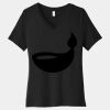 Women's Relaxed Jersey Short Sleeve V Neck Tee Thumbnail