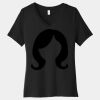 Women's Relaxed Jersey Short Sleeve V Neck Tee Thumbnail