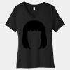 Women's Relaxed Jersey Short Sleeve V Neck Tee Thumbnail