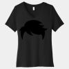 Women's Relaxed Jersey Short Sleeve V Neck Tee Thumbnail