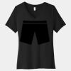 Women's Relaxed Jersey Short Sleeve V Neck Tee Thumbnail