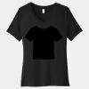 Women's Relaxed Jersey Short Sleeve V Neck Tee Thumbnail