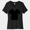 Women's Relaxed Jersey Short Sleeve V Neck Tee Thumbnail