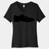 Women's Relaxed Jersey Short Sleeve V Neck Tee Thumbnail