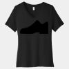 Women's Relaxed Jersey Short Sleeve V Neck Tee Thumbnail