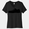 Women's Relaxed Jersey Short Sleeve V Neck Tee Thumbnail
