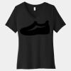 Women's Relaxed Jersey Short Sleeve V Neck Tee Thumbnail