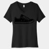 Women's Relaxed Jersey Short Sleeve V Neck Tee Thumbnail
