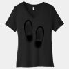 Women's Relaxed Jersey Short Sleeve V Neck Tee Thumbnail