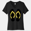 Women's Relaxed Jersey Short Sleeve V Neck Tee Thumbnail