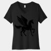 Women's Relaxed Jersey Short Sleeve V Neck Tee Thumbnail