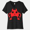 Women's Relaxed Jersey Short Sleeve V Neck Tee Thumbnail