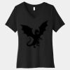 Women's Relaxed Jersey Short Sleeve V Neck Tee Thumbnail