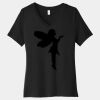 Women's Relaxed Jersey Short Sleeve V Neck Tee Thumbnail