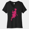 Women's Relaxed Jersey Short Sleeve V Neck Tee Thumbnail