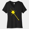 Women's Relaxed Jersey Short Sleeve V Neck Tee Thumbnail