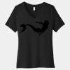 Women's Relaxed Jersey Short Sleeve V Neck Tee Thumbnail