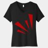 Women's Relaxed Jersey Short Sleeve V Neck Tee Thumbnail