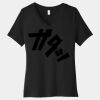 Women's Relaxed Jersey Short Sleeve V Neck Tee Thumbnail