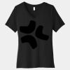 Women's Relaxed Jersey Short Sleeve V Neck Tee Thumbnail