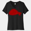 Women's Relaxed Jersey Short Sleeve V Neck Tee Thumbnail