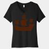 Women's Relaxed Jersey Short Sleeve V Neck Tee Thumbnail