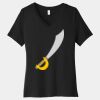 Women's Relaxed Jersey Short Sleeve V Neck Tee Thumbnail