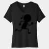 Women's Relaxed Jersey Short Sleeve V Neck Tee Thumbnail