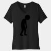 Women's Relaxed Jersey Short Sleeve V Neck Tee Thumbnail